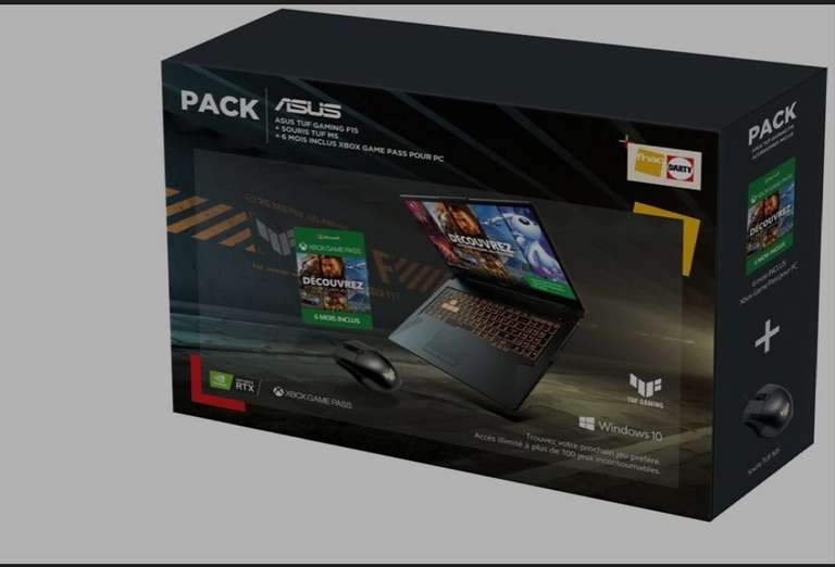 [Adhérents] PC Portable 15.6" Asus TUF Gaming F15-TUF566HM - FHD LED 144Hz, i7-11800H, 16 Go de RAM, 512 Go SSD, RTX 3060 + Souris TUF M5