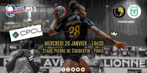 Match de handball Paris 92 - Toulon gratuit le 26/01 à 14h30 au stade Pierre de Coubertin à Paris (75) - weezevent.com