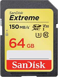 Carte SDXC SanDisk Extreme classe 10 U3 V30 - 64 Go