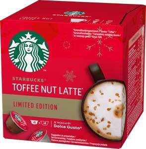 Lot de 2 paquets de 36 capsules de café Nescafé Dolce Gusto Starbucks Toffee Nut Latte - 2x36 (30€ de commande min.)
