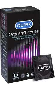 Paquet de 10 préservatifs Durex Orgasm'Intense