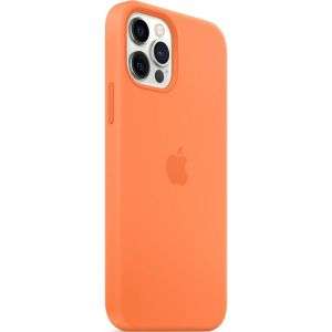 Coque en silicone Apple MagSafe pour l'iPhone 12 (Pro) - Kumquat