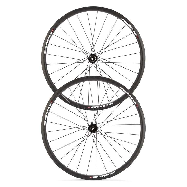 Paire de roues de vélo Edco Julier (en carbone, compatibles freins à disque Shimano / SRAM) - ProBikeKit.co.uk