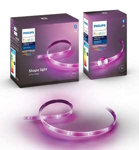 Kit Philips Hue White & Color Ambiance Lightstrip Plus - Bande LED (2m) + extension (1m)