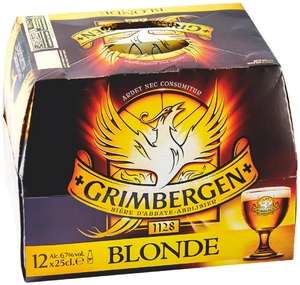 [Carte] Pack de 12 Bières Blonde Grimbergen