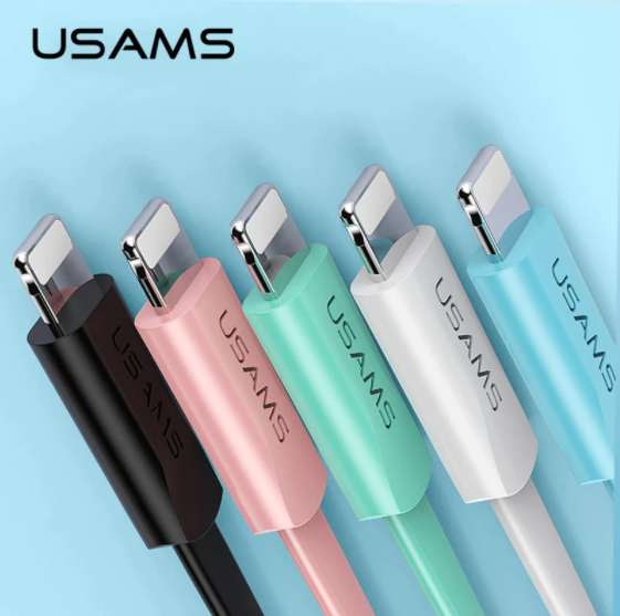Câble USB Usams vers Micro USB, Lightning ou USB-C - 1.2M, 2A