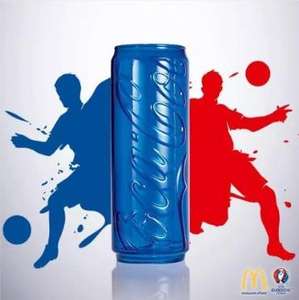 1 menu acheté = 1 verre Coca-Cola UEFA Euro 2016 (différents coloris)