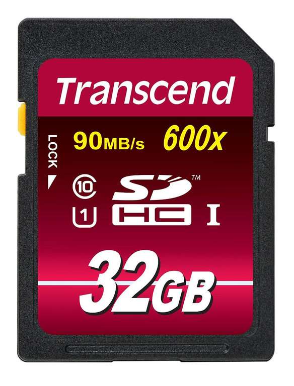 Carte mémoire SDHC Transcend Classe 10 UHS-I 600x - 32 Go