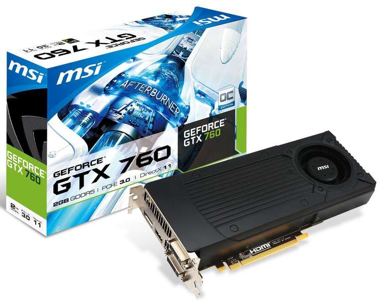 Carte graphique Nvidia MSI GeForce GTX 760 - 2 Go