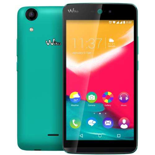 Smartphone Wiko Rainbow Jam 4G Turquoise - Snapdragon 210, ROM 8 Go, RAM 1 Go