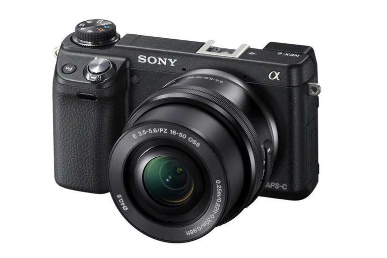 Appareil photo Sony NEX-6B Noir - WiFi intégré + Obj. Sony E PZ 16 - 50 mm f/3.5 - 5.6 + Housse + Carte SDHC 8 Go (Adhérents: 299€)