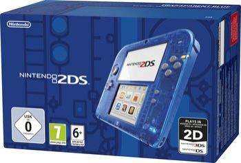 Sélection de consoles Nintendo 2DS en promotion - Ex : 2DS (bleu ou rouge)