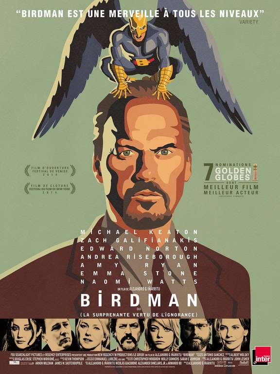 Film Birdman en VOD HD (Dématérialisé) gratuit