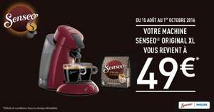 Machine à café à dosettes Senseo Xl (via ODR)