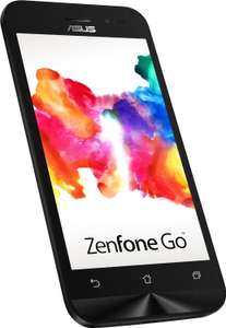 Smartphone 4.5" Asus Zenfone GO (ZB452KG) Noir - Quad-core, Double SIM, ROM 8 Go, RAM 1Go, Android 5.1