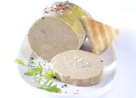 Bloc de foie gras de canard (Frais de port : 7.2€)
