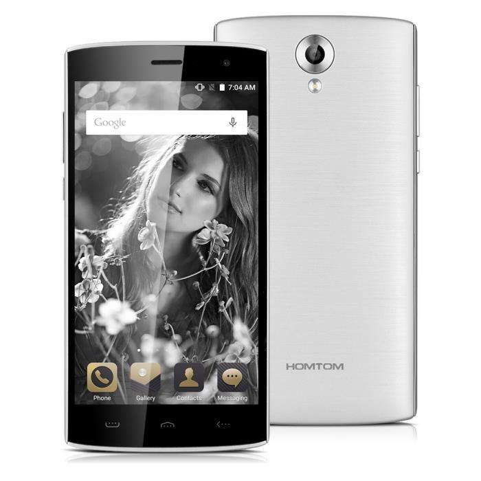 Smartphone 5.5" HomTom HT17 - 4G, 1 Go de RAM, 8 Go
