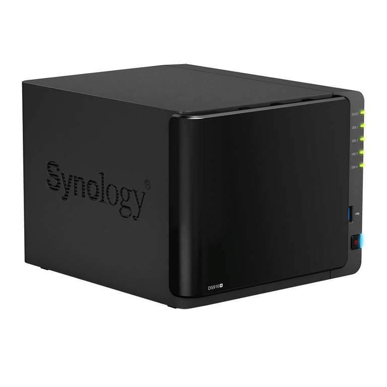 Serveur NAS Synology DiskStation DS916 2 Go RAM à 494.84€ et 8 Go RAM