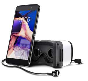 Pack smartphone 5.5" Alcatel Idol 4S (double-SIM, 32 Go, gris) + casque de réalité virtuelle