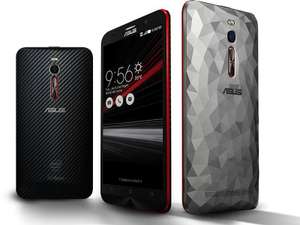 Smartphone 5.5" Asus ZenFone 2 Deluxe (ZE551ML) - 128 Go, noir + coque diamant + carte microSD de 128 Go