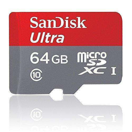 Carte microSDXC SanDisk Ultra Classe 10 - 64 Go + Adaptateur SD