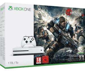Pack console Microsoft Xbox One S (1 To) + Doom + Fallout 3 et 4 + Gears of War 1 à 4 (+ Judgement)