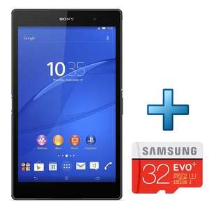 Tablette tactile 8" Sony Xperia Z3 - 16 Go - Wifi - Noir + Micro SD Evo Plus Classe 10 - 32 Go