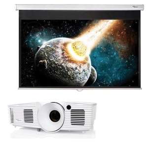 Vidéoprojecteur Optoma HD26LV - Full HD, 3D, 3200 lumens + Ecran Optoma 72" 16/9