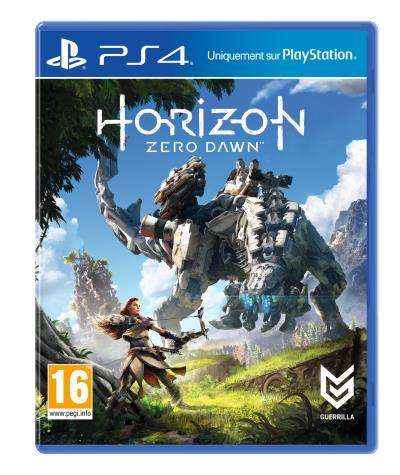 Horizon Zero Dawn sur PS4 + tenue et arc tribu Nora + Steelbook offert et 5€ offerts sur le compte adhérent
