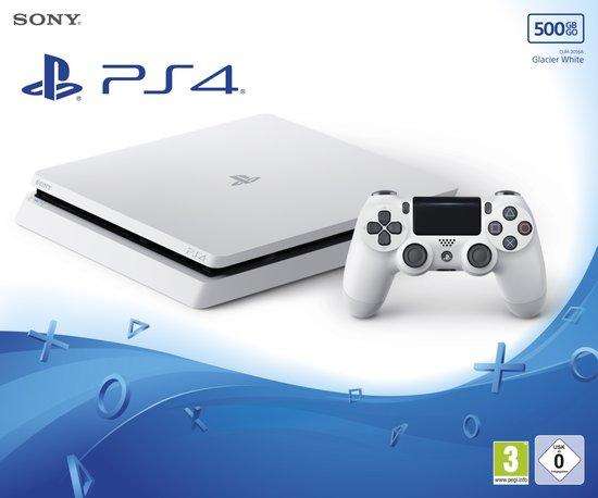 Console Sony PS4 blanc glacier  - 500 Go
