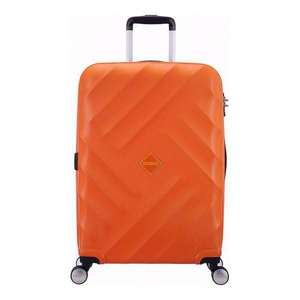 Valise 4 roues American Tourister Spinner Crystal Glow 66cm Orange ou Violet + Oreiller de voyage