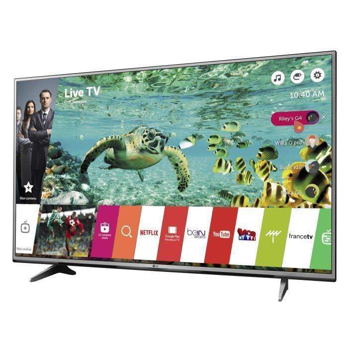 [Cdiscount à volonté] TV 65" LG 65UH615V - 4K UHD, HDR, LED (via ODR de 100€)