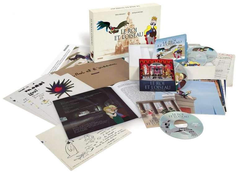 Coffret Blu-Ray/DVD Le Roi et l'Oiseau - Edition Prestige (Tirage Limité)