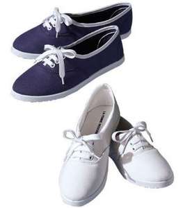 Lot de 2 paires de chaussures tennis - blanc & bleu (du 37 au 41) - frais de port inclus