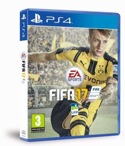 FIFA 17 sur PS4 + Abonnement PlayStation Plus 12 mois (via 35.98€ remise fidélité)