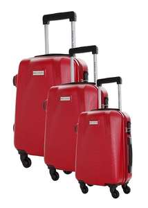Sélection de bagages en promotion - Ex : set de 3 valises Pascal Morabito Bussenite - différents coloris (26, 45 et 67 L)