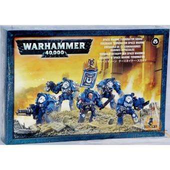 Sélection de Figurines Warhammer Age of Sigmar et 40k en promotion - Ex : Adeptus Astartes Space Marine - Terminator Squad