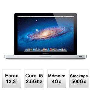 Apple MacBook Pro 13" (Intel Core i5, 4 Go RAM, 500 Go)