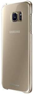 Coque transparente et dorée Samsung EF-QG935CF pour smartphone Galaxy S7 Edge