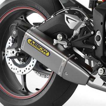 Sélection de pièces pour moto Triumph en promotion - Ex : échappement Daytona Arrow Silencer Assembly (A9600422)