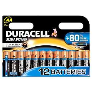24  piles Duracell UltraPower Duralock AA ou AAA