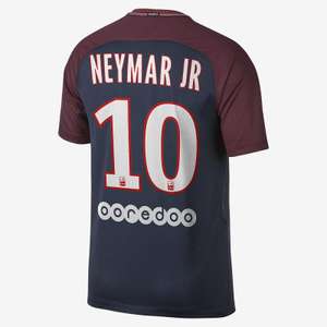 Maillot de football du PSG avec flocage junior Neymar