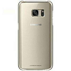 Coque transparente officielle Samsung Galaxy S7, Or
