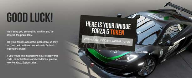 Voiture McLaren MP4-12C « Xbox One » offerte pour Forza 5