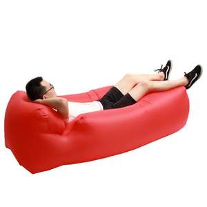 Sofa gonflable IPRee avec coussin - Plusieurs coloris (250 x 75 cm)