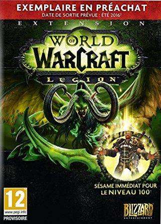 Extension World of Warcraft Legion (via l'application)
