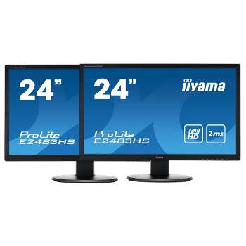 Pack de 2 écrans PC 24" (ou 3 voir description) Iiyama ProLite E2483HS-B1 + support écran (valeur 125€) offert