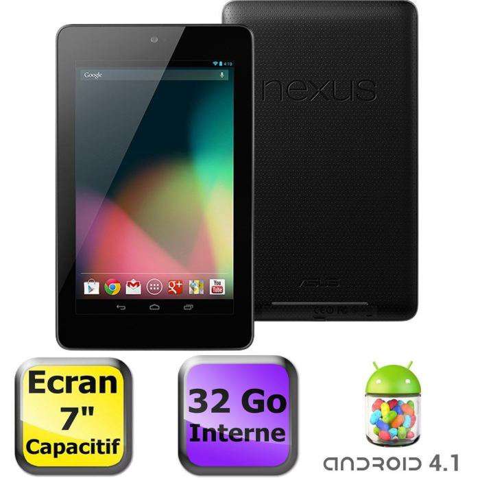 Tablette Asus Nexus 7" 32Go Reconditionnée (2012)