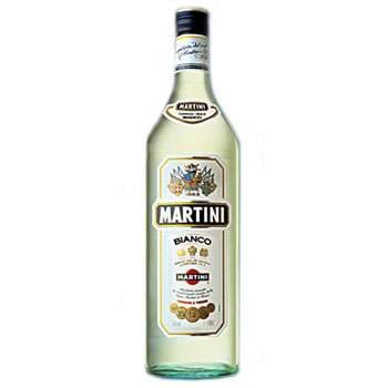 2 Bouteilles de Martini Bianco 1L (+2 Verres) + 2 Bouteilles de vin effervescent Martini Prosecco 0.75 Cl