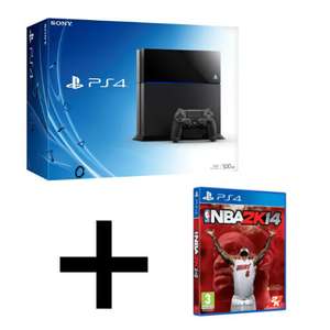 Console Playstation 4 500 go + Jeu NBA 2K14 offert
